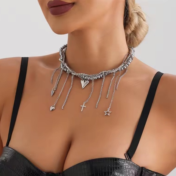 Anthropologie Jewelry - Celestara Charm Drip Choker